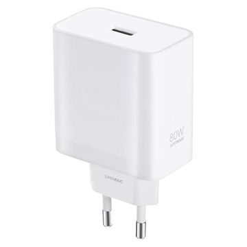 Caricabatterie da viaggio USB-A OnePlus SuperVOOC 80W - Bianco