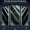 Proteggi Schermo in Vetro Temperato a Copertura Totale Privacy per OnePlus Turbo 6X Pro - Bordo Nero