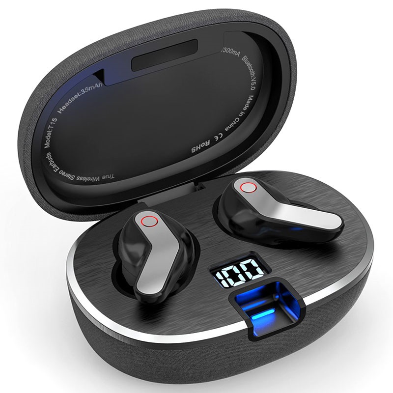 Auricolari TWS Onikuma T15 con Custodia di Ricarica