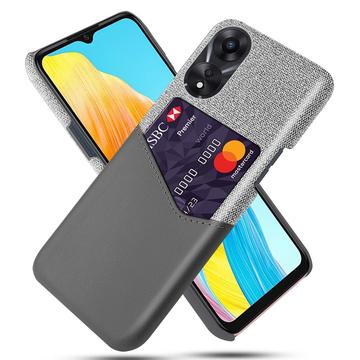 Custodia KSQ con Slot per Schede per Oppo A18/A38 - Grigia