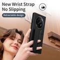 Custodia ibrida per Oppo Find N5 con cinturino e supporto - Nero