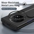 Custodia ibrida per Oppo Find N5 con cinturino e supporto - Nero