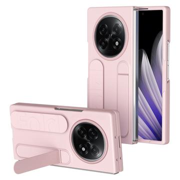 Custodia ibrida Oppo Find N5 con cinturino e supporto - Rosa