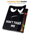Custodia Smart Folio serie Tri-Fold per Oppo Pad 2 - Non toccarmi