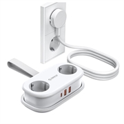 Orico AP3 5-in-1 20W Power Strip - 2x AC, 2x USB-A, USB-C PD