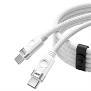Cavo Orico CDX da USB-C a USB-C - 60W, 3A, 1m - Bianco