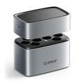 Caricabatterie Orico EV8 a 8 slot per batterie al litio AA - Argento