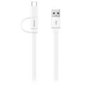 Cavo 2-in-1 USB Type-C / MicroUSB Huawei AP55S - 1.5m - Bianco