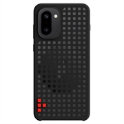 OnePlus 15R Custodia magnetica con motivo a fori - Nero