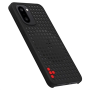 OnePlus 15R Custodia magnetica con motivo a fori - Nero