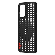 OnePlus 15R Custodia magnetica con motivo a fori - Nero