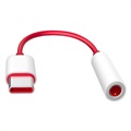 Adattatore cavo OnePlus USB-C / 3,5 mm - Bulk - Rosso / Bianco