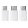 Adattatore Micro-USB / USB Tipo-C Samsung EE-GN930KW- Confezione da 3