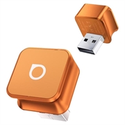 Ottocast CP88-T Mini Cube: adattatore wireless per CarPlay e Android Auto - Arancione
