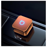 Ottocast CP88-T Mini Cube: adattatore wireless per CarPlay e Android Auto - Arancione
