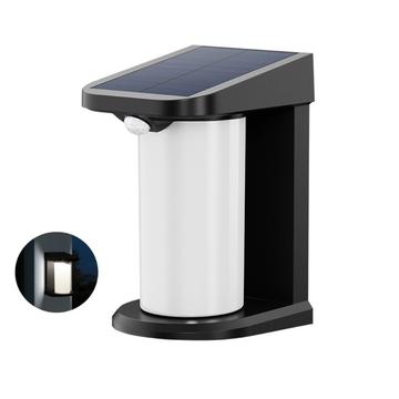 Lampada solare a LED per esterni / Applique con sensore di movimento PIR YH0619-PIR - Bianco freddo