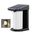 Lampada solare a LED per esterni / Applique con sensore di movimento PIR YH0619-PIR - Bianco caldo