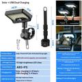 P114 Lampada solare con sensore di movimento a 92 LED e supporto a cinghia - 500lm - Luce bianca