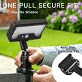 P114 Lampada solare con sensore di movimento a 92 LED e supporto a cinghia - 500lm - Luce bianca