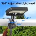 P114 Lampada solare con sensore di movimento a 92 LED e supporto a cinghia - 500lm - Luce bianca