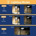 P114 Lampada solare con sensore di movimento a 92 LED e supporto a cinghia - 500lm - Luce bianca