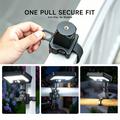 P114 Lampada solare con sensore di movimento a 92 LED e supporto a cinghia - 500lm - Luce bianca