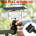 P123 Proiettore solare a LED a 3 teste con sensore di movimento e telecomando