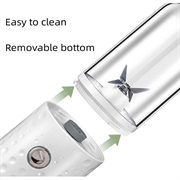 Frullatore portatile da 500ml / Bicchiere per centrifuga ricaricabile - Bianco