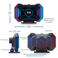 HUD multifunzione P25 per auto con OBD2, display LCD con GPS e tachimetro