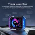 HUD multifunzione P25 per auto con OBD2, display LCD con GPS e tachimetro