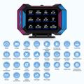 HUD multifunzione P25 per auto con OBD2, display LCD con GPS e tachimetro