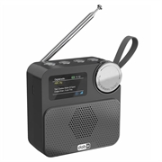 Radio portatile DAB+ P2D con Bluetooth 5.0 - 1.47" - Nero