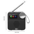 Radio portatile DAB+ P2D con Bluetooth 5.0 - 1.47" - Nero