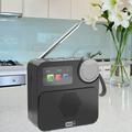 Radio portatile DAB+ P2D con Bluetooth 5.0 - 1.47" - Nero