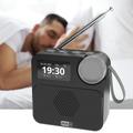 Radio portatile DAB+ P2D con Bluetooth 5.0 - 1.47" - Nero