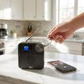 Radio portatile DAB+ P2D con Bluetooth 5.0 - 1.47" - Nero