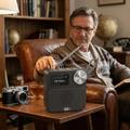Radio portatile DAB+ P2D con Bluetooth 5.0 - 1.47" - Nero