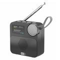 Radio portatile DAB+ P2D con Bluetooth 5.0 - 1.47" - Nero