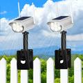 Lampada P43 con sensore di movimento solare e telecamera di sicurezza simulata