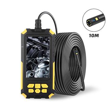 P50 10m doppia lente Endoscopio industriale 8mm 2MP HD 1080P Display Borescope Inspection Camera