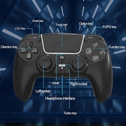Controller wireless P50A per PlayStation 5 con sensori ad effetto Hall