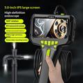 Endoscopio video IPS P90 da 5" / Telecamera di ispezione con cavo da 2m - 6mm - Nero