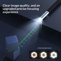 Endoscopio video IPS P90 da 5" / Telecamera di ispezione con cavo da 2m - 6mm - Nero