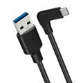 Cavo di collegamento VR USB-C ad alta velocità PQ102 per PC, compatibile con Meta Quest 2/3/3S - 1.5m / 10 Gbps - Nero