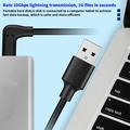 Cavo di collegamento VR USB-C ad alta velocità PQ102 per PC, compatibile con Meta Quest 2/3/3S - 1.5m / 10 Gbps - Nero
