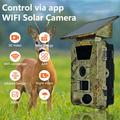 PR903W: fotocamera da caccia solare WiFi da 5K con rilevamento di movimento PIR - Mimetica