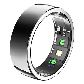 PX01 Anello intelligente per il monitoraggio del sonno e della salute con base di ricarica - Dimensioni: 7/17.3 - Argento