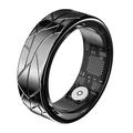 PX02 Crack Design Smart Ring multifunzione con controllo fotografico - Dimensioni: 19mm - Nero