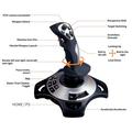Joystick per simulatore di volo PXN 2113 PRO con manetta - Nero