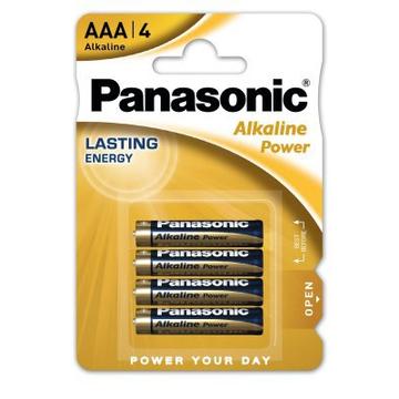 Batterie alcaline Panasonic LR03/AAA - 4 pz.